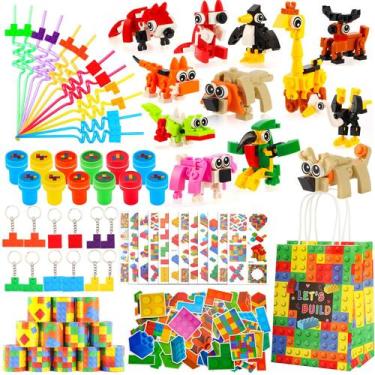 Imagem de Lembrancinhas de Festa com Blocos de Montar LiYiQ - 134 Peças com Canu