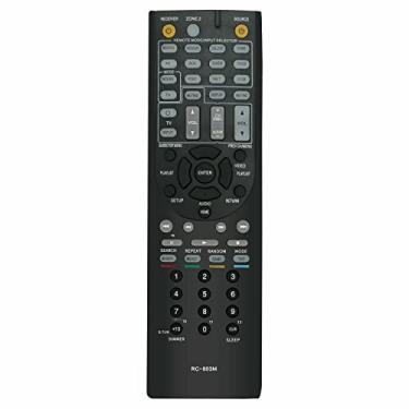 Imagem de XINFUTE Novo RC-803M adequado para receptor de áudio e vídeo ONKYO controle remoto AV TX-NR609 HT-S7409