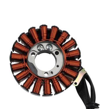 Imagem de GOOFIT Peças de motocicleta com 18 polos de substituição do conjunto da bobina do estator magnético para LEXI 125 VVA LEXI Aerox Lexy Nmax B63-H1410-11