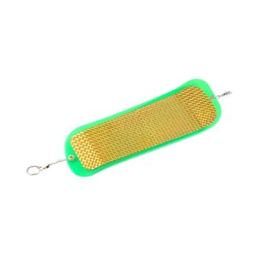 Imagem de oshhni Fishing Lure pisca -pisca subaquática Trolling Fishing Plasher Saltwater Acessório de trolls eficaz para homens para homens Mullers, Verde