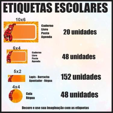 Imagem de Etiqueta Adesiva Escolar em Vinil Tema Personagem FREE FIRE - Dekal De