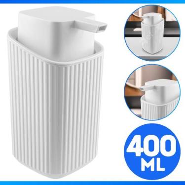 Imagem de Porta Sabonete Liquido Dispenser Álcool Gel Detergente Banheiro Cozinh