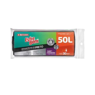 Imagem de Sacos para Lixo Preto Rolo 50L EsfreBom Bettanin