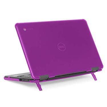 Imagem de mCover Capa compatível apenas com laptop Dell Chromebook 3100/3110 Education Clamshell de 11,6 polegadas 2019 ~ 2022 (dobradiça de 180°) (Não serve para nenhum outro modelo Dell) - roxo