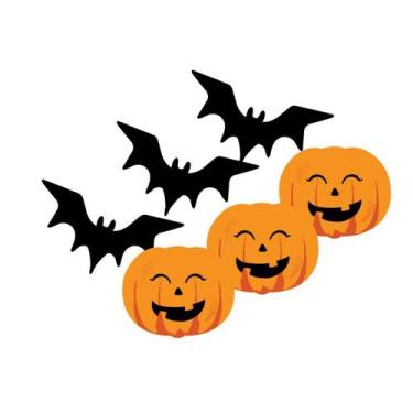 Imagem de Micro Aplique - Halloween - 5 x 3 cm - 6 unidades - Rizzo - Grintoy