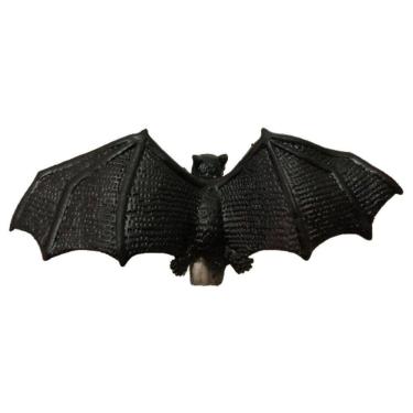 Imagem de Morcego Halloween De Látex Preto E Cinza - 20cm