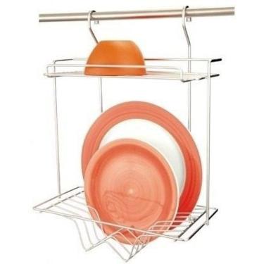 Imagem de Escorredor De Pratos Baby Em Inox 06 Pratos Jomer Cód. 3005