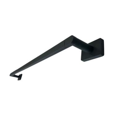 Imagem de Porta Toalha de 60cm em Aço Inoxidável Para Banheiro Linha Prime Preto Fosco BSMIX