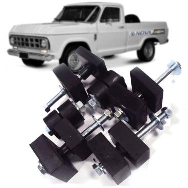 Imagem de Kit Coxim Cabine Radiador Completo Jahu Chevrolet C10 Ate 1992