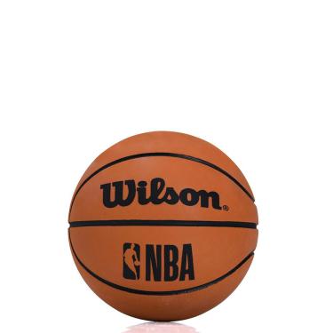 Imagem de Bola de Basquete Wilson Mini nba Dribbler Marrom