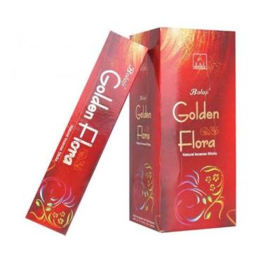 Imagem de Balaji Golden Flora, Incensos Naturais Premium, Bastões Artesanais para Meditação e Aromaterapia