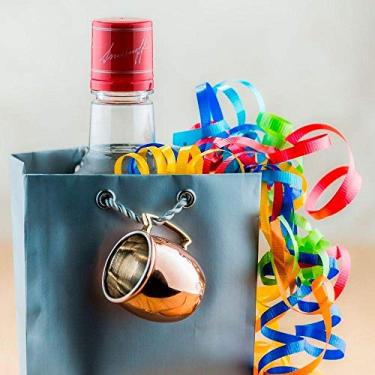 Imagem de Jogo de Canecas em Cobre 4 peças 5X4,4X3,8