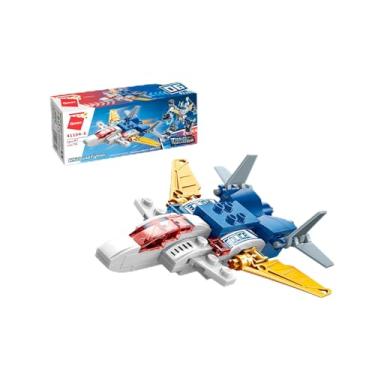 Imagem de Keepplay Bloco de Montar Super Avião TransCollector Transporte Rápido Polícial