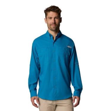 Imagem de Camisa M/L Masculina Columbia Tamiami II, GG, Azul celeste
