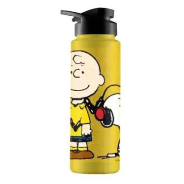 Imagem de Garrafa Squeeze Sport Turma do Snoopy 750ml  Industria Bandeirantes - 