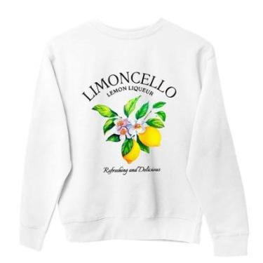 Imagem de Moletom Basico Algodao Estampa Limoncello de Qualidade Confortavel e Quentinho Dia a Dia Unissex-Unissex