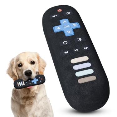 Imagem de Brinquedo engraçado para cães com controle remoto com squeaker e enrugamento - brinquedos engraçados de paródia fofa para cães - Brinquedos para cachorros pequenos, médios e grandes - Presentes de