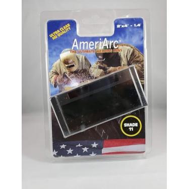 Imagem de AMERIARC Lente de soldagem de escurecimento automático 2x4 com clareza de alta definição - Substituição de lente de soldagem escura automática para capôs e capacetes de soldagem - Perfeita para