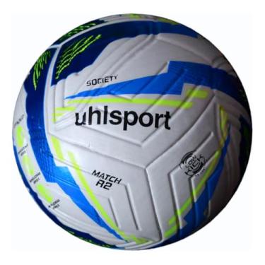 Imagem de BOLA FUTEBOL SOCIETY UHLSPORT MATCH R2 2025 (BCO/AZL/AMR)