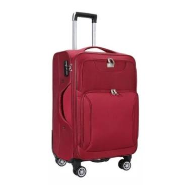 Imagem de Mala De Viagem Grande 32kg Com Cadeado TSA Cruzeiro, Vermelho