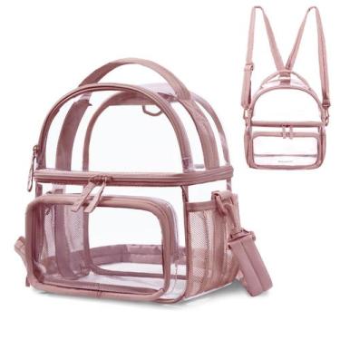 Imagem de Lancheira transparente BAGSMART Double Decker transparente 12x6x12cm