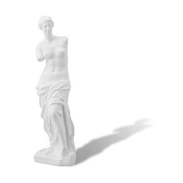 Imagem de MovFlax Estátua de Vênus de Milo, escultura de resina de Afrodite da deusa grega de 28 cm, lindo ornamento de estatueta de arte de mitologia romana para casa, decoração de escritório, 28 x 8 x 6 cm