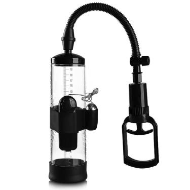 Imagem de Bomba Peniana 20cm Manual Vibração E Gatilho - Penis Pump - Transparente, Unico