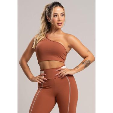 Imagem de Top Cropped Duplo Alcinha Poliamida Mvb Modas-Feminino