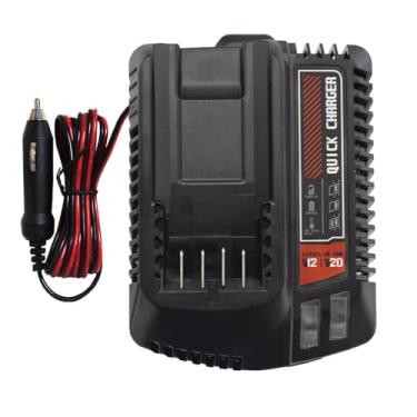 Imagem de Tueddur Carregador De Bateria Carro Cmcb104 Substituição Para 20 V Máx. Cmcb101 Cmcb102 Cmcb124, Compatível Com Craftsman Lithium Cmcb204 Cmcb202 Cmcb205