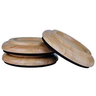 Imagem de PUNK Conjunto De 3 Rodízios Para Piano Cauda Em Madeira Maciça, Protetores Piso, Apoios Pernas, Almofadas Móveis, Proteção Com Espuma Antiderrapante E Antirruído Eva, Nobre