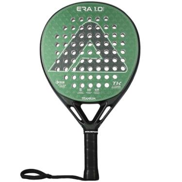 Imagem de AMA SPORT ERA 1.0 Padel Racket Titanium Carbon Fiber Surface with EVA Flex Foam Core Paddle Racket Lightweight Power & Precision Control Padel Racquet for Intermediate and Advanced Players (Green)