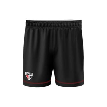 Imagem de Braziline Bermuda São Paulo Taca, Preto, G