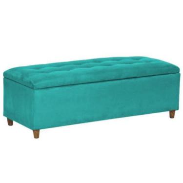 Imagem de Puff Baú Recamier Acqua 1,22m - Central do estofado