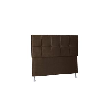 Imagem de Cabeceira Lisboa 1,95 Cm Cama Box King Size Suede Marrom