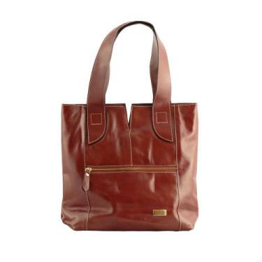 Imagem de Bolsa Feminina Ombro Grande Viagem Notebook De Couro Legitimo - Betani
