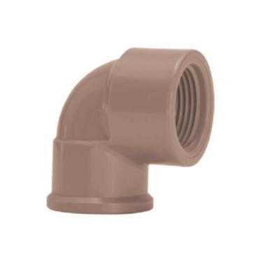 Imagem de Joelho PVC 90º Rosca 25mm x 3/4'' - Amanco - PN 750 kPa
