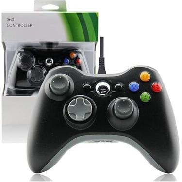 Imagem de Controle Com Fio Compatível com Xbox 360 e PC - Bluetooth, Vibração, Sensibilidade Ajustável, Botões Precisos, Design Ergonômico, Ideal para Jogos FPS, Esportes e Aventura, Game Pass, Geforce Now
