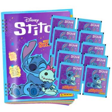 Imagem de Álbum Disney Stitch Super Scrapbook + 150 Figurinhas (30 Envelopes) - 
