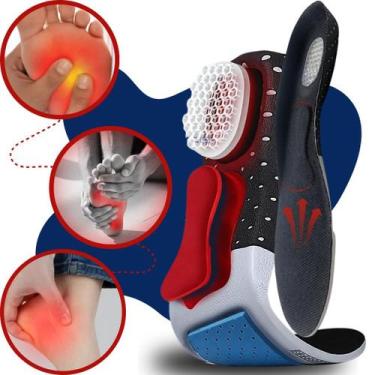 Imagem de Palmilha para Esporão de Calcâneo e Fascite Plantar com Calcanhar em G