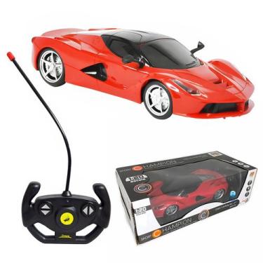 Imagem de Carro Controle Remoto Sport Champion Vermelho Com Luzes Coloridas E Al