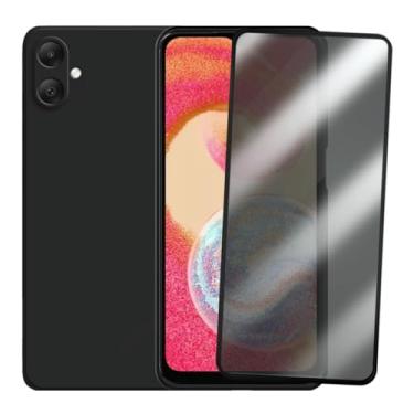 Imagem de Película de Privacidade Anti Espião + Capa Capinha Preta Para Galaxy A04E