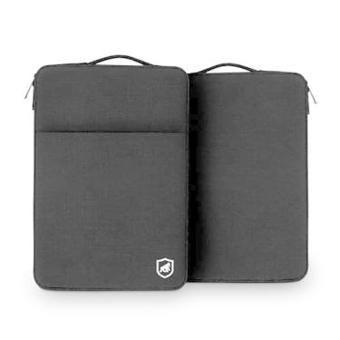 Imagem de Gshield Capa Case para Notebook Aveludada com Alça e Bolso Externo com Zíper, Survivor Preta (14-15,6" Polegadas - 28x38 cm)