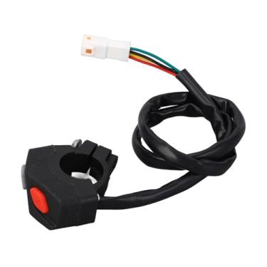 Imagem de Naroote Chave do Botão do Farol Chifre, Interruptor Flexível de Training Florcel Fartlight Hort 7811-107-0000 Fácil de Usar para 125 200 250 300 380 400 450 520 EXC (Estilo 1)
