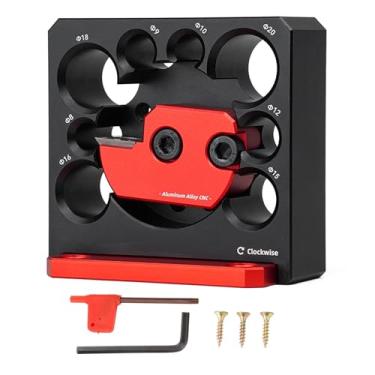 Imagem de Ferramenta de gabarito para fazer cavilhas, kit de gabarito imperial, liga de alumínio para marcenaria