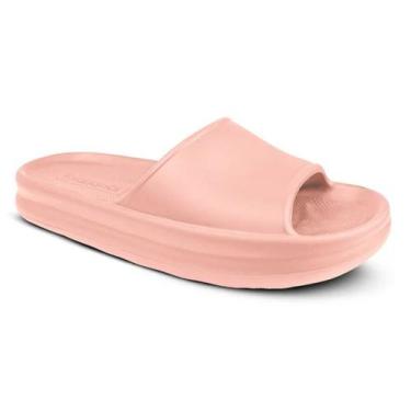 Imagem de Chinelo Nuvem Boa Onda Feminino Slide Vibe Confortavel, Nude, 35