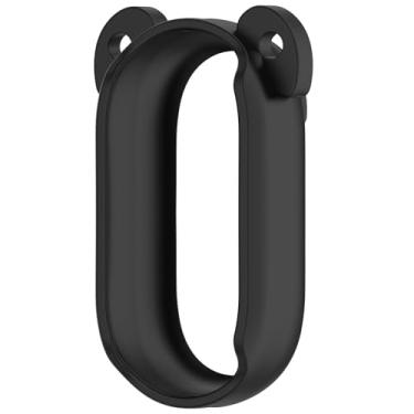 Imagem de AWADUO Compatível com Insta360 GO3S/GO3 Capa de silicone protetora para pescoço com alça de pescoço à prova de choque corpo inteiro estabilizada acessório para câmera de ação esportiva (preto)