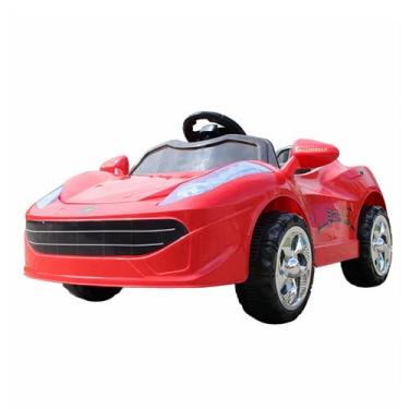 Imagem de Mini Carro Elétrico Infantil Com Controle Remoto Vermelho, Importway
