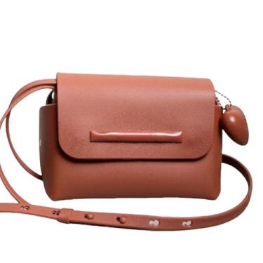 Imagem de Bolsa Feminina Luxo Casual Pequena De Lado Transversal (Marrom)
