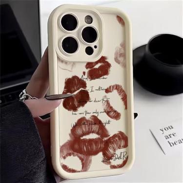 Imagem de Para iPhone 16 15 Pro Max Case Girls Silicone Phone Case para iPhone 14 13 12 11 XS XR X 7 8 Plus Capa protetora, 7, para X e XS