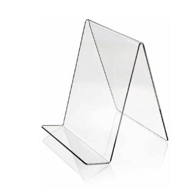 Imagem de 10 Suportes Expositores Livros Dvds Tablet Agenda Acrilico - LRP